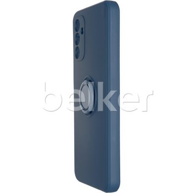 Чехол для Samsung Galaxy A04s (A047) Gelius Ring Holder Case с кольцом Синий смотреть фото | belker.com.ua