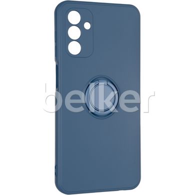 Чехол для Samsung Galaxy A04s (A047) Gelius Ring Holder Case с кольцом Синий смотреть фото | belker.com.ua