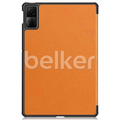 Чехол для Xiaomi Redmi Pad SE 11 2023 Moko кожаный Оранжевый