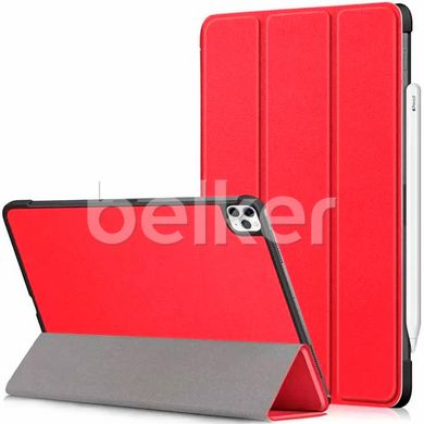 Чехол для iPad Pro 11 2021/2020 Moko кожаный Красный