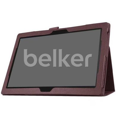 Чехол для Lenovo Tab 4 10.1 Plus x704 ТТХ кожаный Коричневый смотреть фото | belker.com.ua