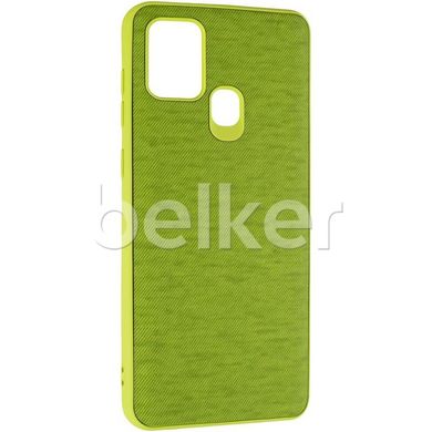 Чехол для Samsung Galaxy A21s (A217) Gelius Canvas Case Салатовый смотреть фото | belker.com.ua