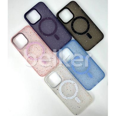 Чехол iPhone 15 Splattered with MagSafe Синий смотреть фото | belker.com.ua