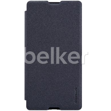 Чехол книжка для Sony Xperia M5 Nillkin Spark Черный смотреть фото | belker.com.ua
