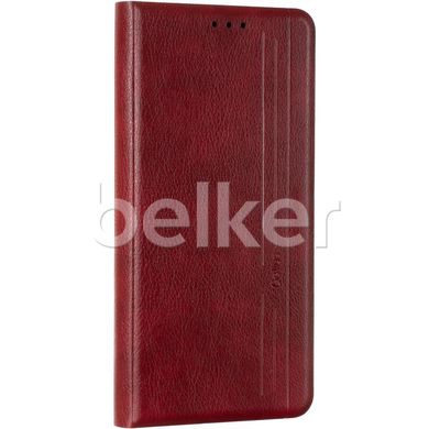Чехол книжка для Tecno Spark 7 Book Cover Leather Красный