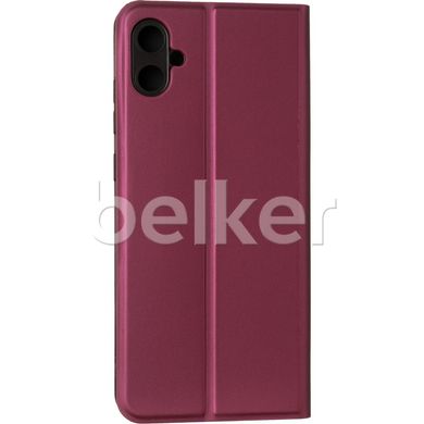 Чехол книжка для Samsung Galaxy A05 (A055) Book Cover Gelius Shell Case Бордовый смотреть фото | belker.com.ua