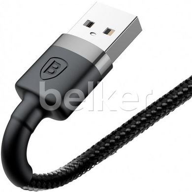 Кабель для iPhone USB - Lightning Baseus Cafule (CALKLF-AG1) 50 сантиметров Черный