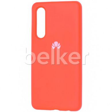 Оригинальный чехол для Huawei P30 Soft Silicone Case Красный смотреть фото | belker.com.ua