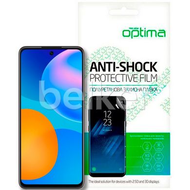 Противоударная TPU пленка Huawei P Smart 2021 Optima Anti-Shock Прозрачный смотреть фото | belker.com.ua