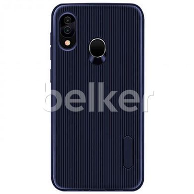 Противоударный чехол для Samsung Galaxy A10s A107 Ribbed case Синий смотреть фото | belker.com.ua