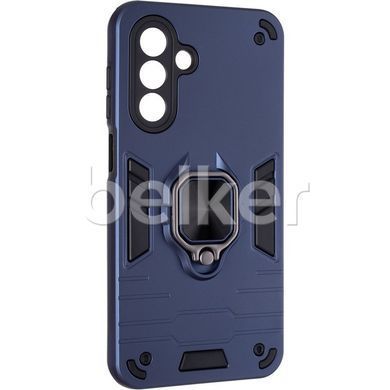 Противоударный чехол для Samsung Galaxy A18 (A185) Honor Hard Defence Series New Синий