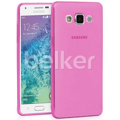 Силиконовый чехол для Samsung Galaxy A3 2015 A300 Remax незаметный Розовый смотреть фото | belker.com.ua