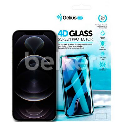 Защитное стекло для iPhone 12 Pro Max Gelius Pro 4D Черный смотреть фото | belker.com.ua