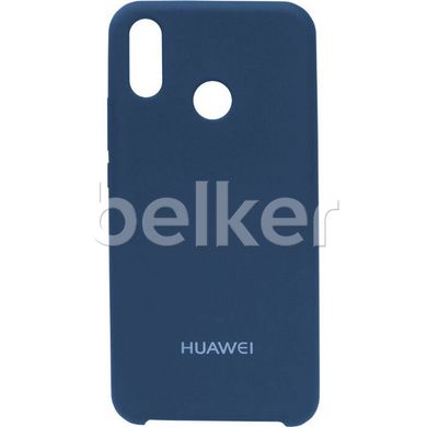 Защитный чехол для Huawei P Smart Plus Original Soft Case Синий смотреть фото | belker.com.ua