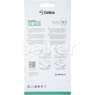 Защитное стекло Motorola G13 Gelius 4D Черное