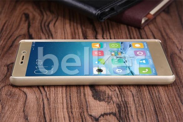 Пластиковый чехол для Xiaomi Redmi 3x Nillkin Frosted Shield Золотой смотреть фото | belker.com.ua