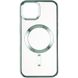 Чехол для iPhone 15 MagSafe Stand frame Зеленый