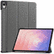 Чехол для Samsung Galaxy Tab S11 (SM-X730) Moko кожаный Серый