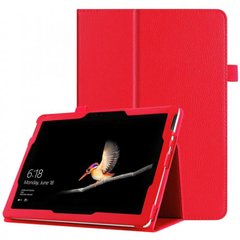 Чехол для Microsoft Surface Go 2 ТТХ Кожаный Красный