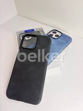 Чехол для iPhone 18 Pro Denim Case (MagSafe) Серый