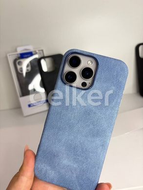 Чехол для iPhone 18 Pro Denim Case (MagSafe) Серый