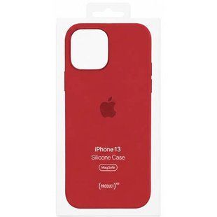 Чехол для iPhone 13 Silicone Case with MagSafe (AAA) Красный смотреть фото | belker.com.ua