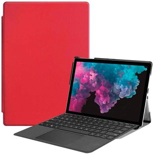 Чехол для Microsoft Surface Pro 7 12.3 2019 Moko кожаный Красный смотреть фото | belker.com.ua