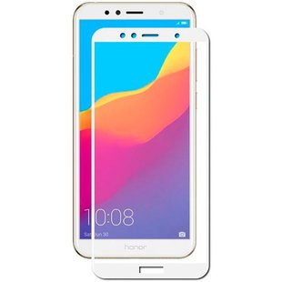 Защитное стекло для Huawei Honor 7a Optima 3D Белый смотреть фото | belker.com.ua