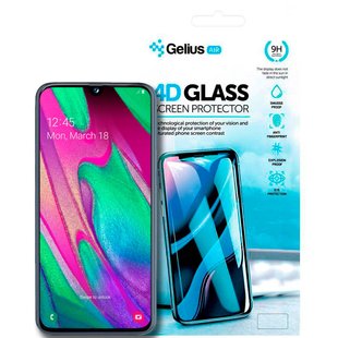 Защитное стекло для Samsung Galaxy A40 (A405) Gelius Pro 4D Черный смотреть фото | belker.com.ua