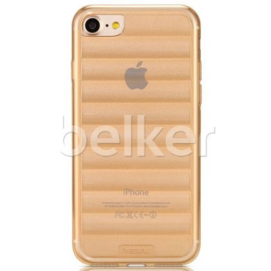 Силиконовый чехол для iPhone 7 Remax Waves Золотой смотреть фото | belker.com.ua