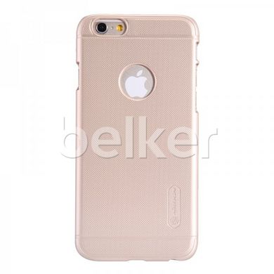 Пластиковый чехол для iPhone 6s Nillkin super Frosted Shield Золотой смотреть фото | belker.com.ua