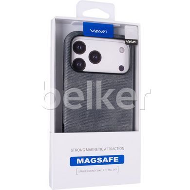 Чехол для iPhone 18 Pro Denim Case (MagSafe) Серый