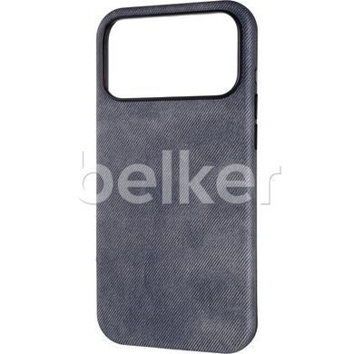 Чехол для iPhone 18 Pro Denim Case (MagSafe) Серый