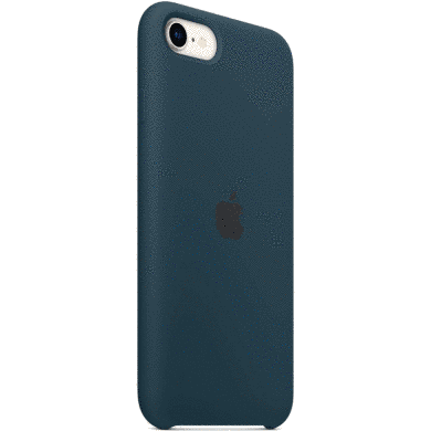 Чехол для iPhone SE 2 Silicone Case (replica) Темно синий