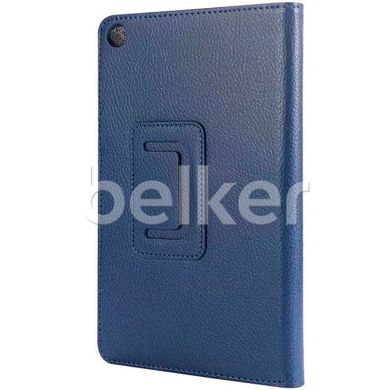 Чехол для Huawei MediaPad M5 Lite 8.0 TTX кожаный Синий смотреть фото | belker.com.ua