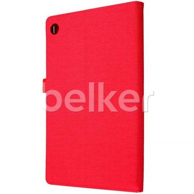 Чехол для Lenovo Tab M10 Plus 10.3 TB-X606f Textile case Красный смотреть фото | belker.com.ua