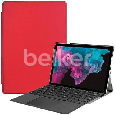 Чехол для Microsoft Surface Pro 7 12.3 2019 Moko кожаный Красный смотреть фото | belker.com.ua