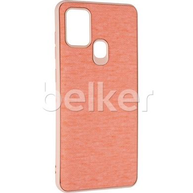 Чехол для Samsung Galaxy A21s (A217) Gelius Canvas Case Розовый смотреть фото | belker.com.ua