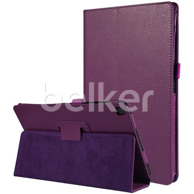 Чехол для Samsung Galaxy Tab A7 10.4 2020 TTX Кожаный Фиолетовый смотреть фото | belker.com.ua
