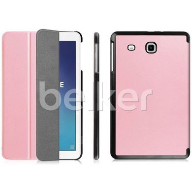 Чехол для Samsung Galaxy Tab E 9.6 T560, T561 кожаный Moko Розовый смотреть фото | belker.com.ua