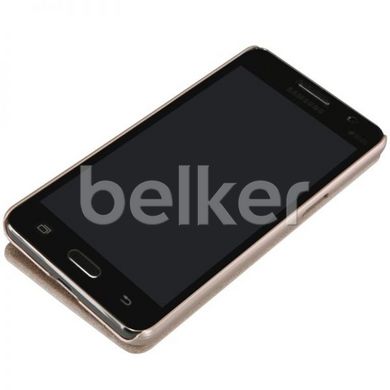Чехол книжка для Samsung Galaxy Grand Prime G530 Nillkin Spark Золотой смотреть фото | belker.com.ua