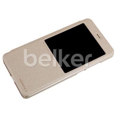 Чехол книжка для Xiaomi Redmi Note 4 Nillkin Spark Золотой смотреть фото | belker.com.ua
