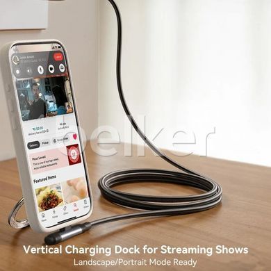 Кабель для iPhone USB на Lightning 3A JoyRoom EnjoyX S-A56 угловой (1.2 метра) Черный