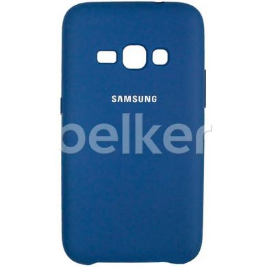 Оригинальный чехол для Samsung Galaxy J1 2016 (J120) Silicone Case Темно-синий смотреть фото | belker.com.ua