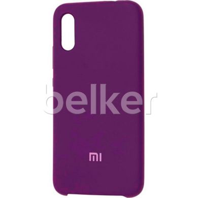 Оригинальный чехол для Xiaomi Redmi 7a Silicone Case Фиолетовый смотреть фото | belker.com.ua