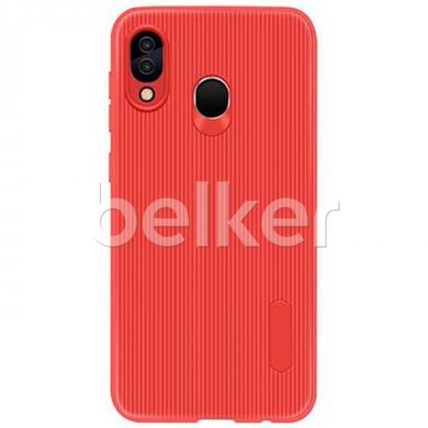 Противоударный чехол для Samsung Galaxy A10s A107 Ribbed case Красный смотреть фото | belker.com.ua