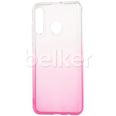Силиконовый чехол для Huawei P30 Lite Gradient case Розовый смотреть фото | belker.com.ua