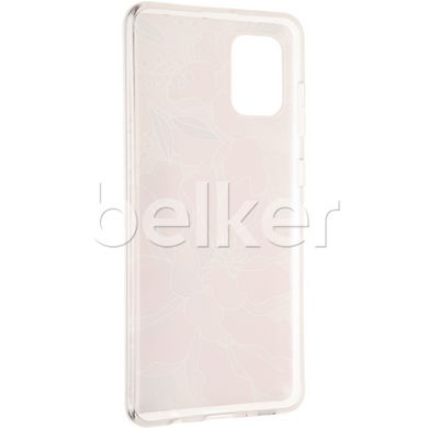Силиконовый чехол для Samsung Galaxy A71 2020 (A715) Print case Розовый смотреть фото | belker.com.ua
