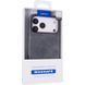 Чехол для iPhone 18 Pro Denim Case (MagSafe) Серый в магазине belker.com.ua