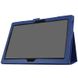 Чехол для Lenovo Tab 4 10.1 Plus x704 ТТХ кожаный Темно-синий в магазине belker.com.ua